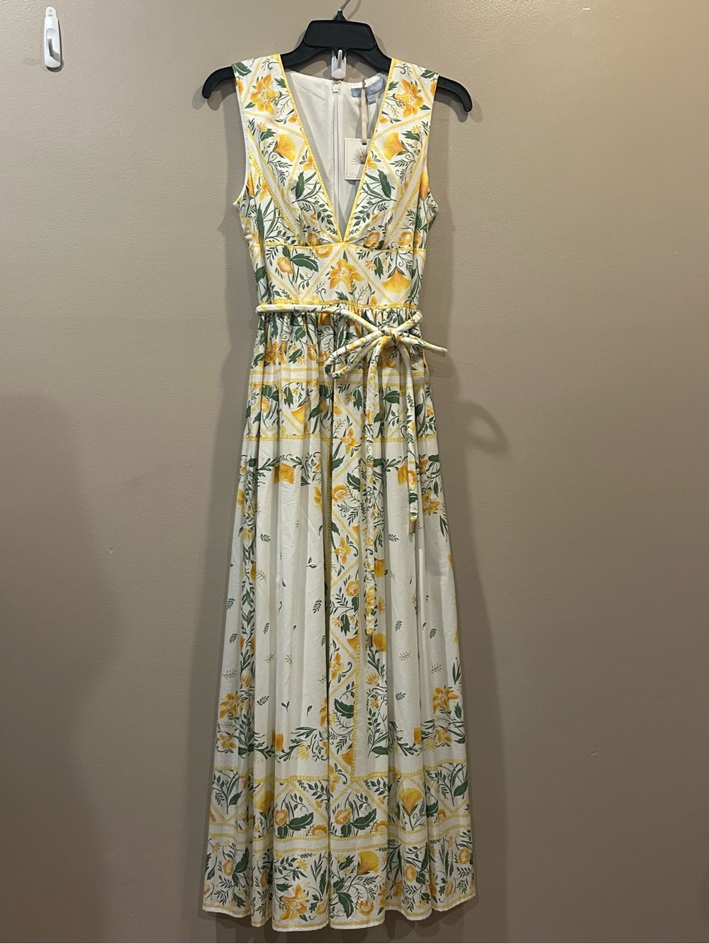 Antonio Melani x Style by Simkins Lindsey Printed Linen Blend Dress